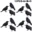 Simulation Black Crow Halloween Black Crow Props Simulation Fake Bird Ghost Festival Halloween Decoration Scary Toys 31