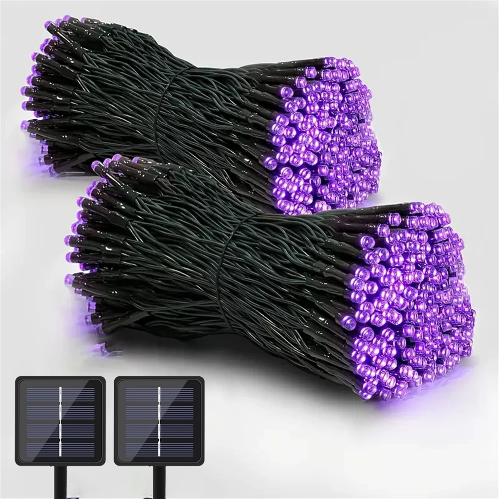Purple Solar String Fairy Lights Waterproof Lights 1