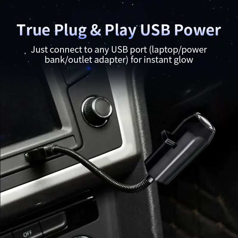 Halloween USB Projector Light – 360° Rotating Skull & Ghost LED Lamp 3